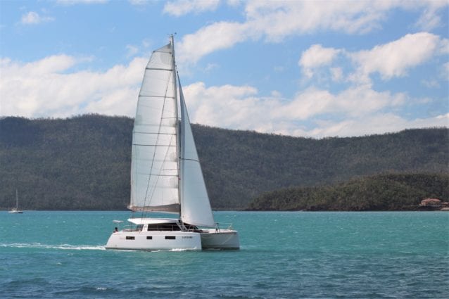 Whitsunday Escape Nautitech Open 40 sailing catamaran for hire